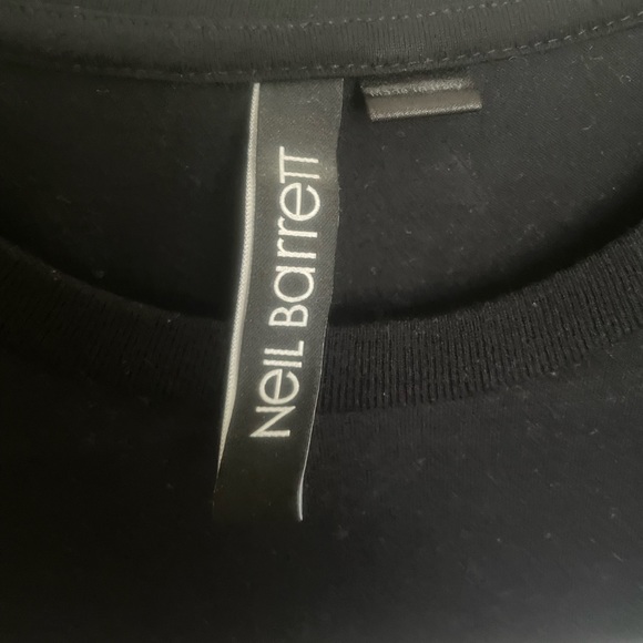 Neil Barrett male model graphic T-shirt - Picture 5 of 6